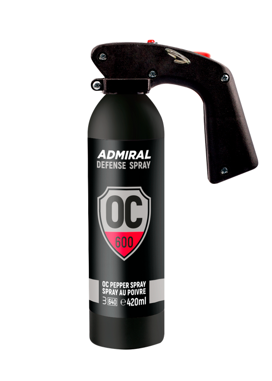 ADMIRAL DEFENSE, Pepper Spray OC600, Professional